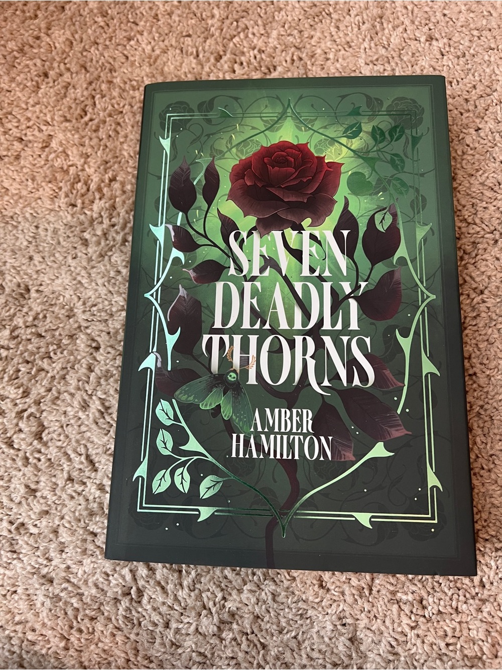 Seven Deadly Thorns fairyloot special edition book by Amber Hamilton